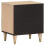 VidaXL (2 pcs) vidaXL Bedside Cabinets Bedroom Nightstand Side Table 2 pcs Solid Wood Mango 6