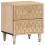 VidaXL (2 pcs) vidaXL Bedside Cabinets Bedroom Nightstand Side Table 2 pcs Solid Wood Mango 1