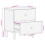 VidaXL (2 pcs) vidaXL Bedside Cabinets Bedroom Nightstand Side Table 2 pcs Solid Wood Mango 4