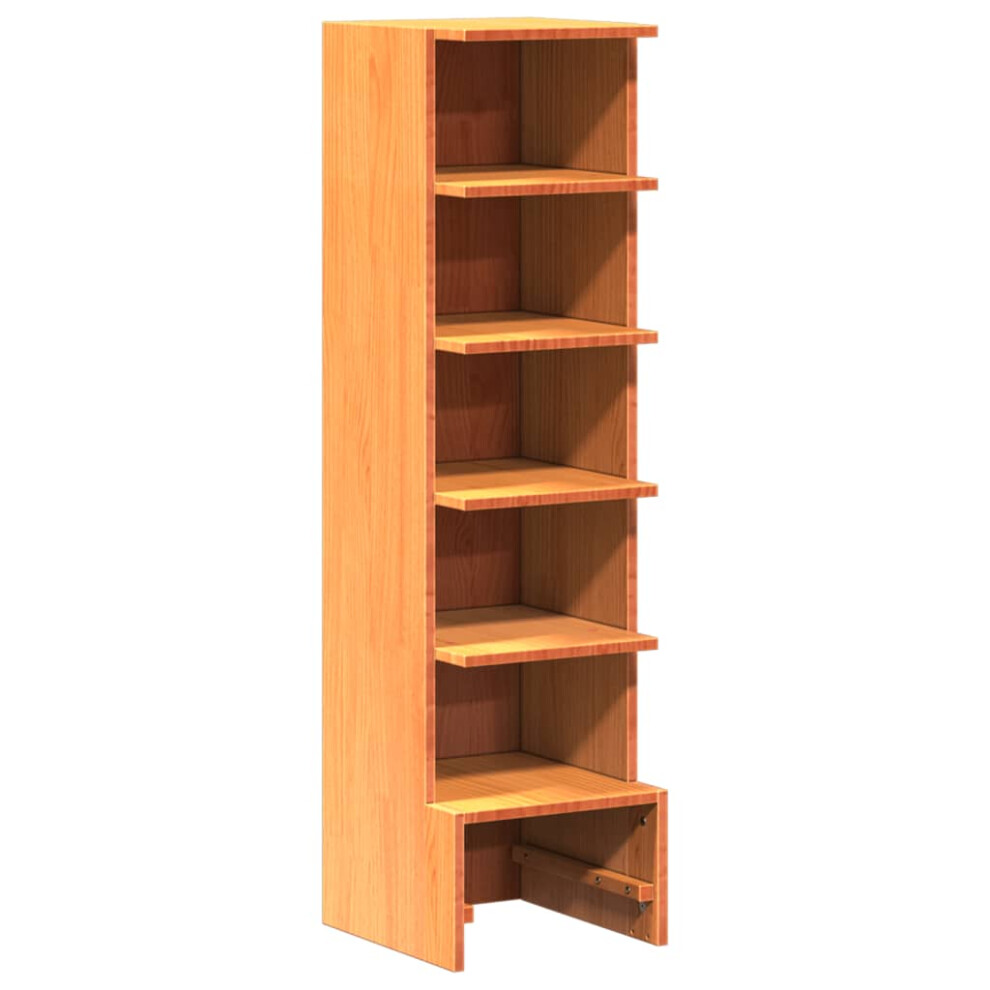 (28 x 30 x 104 cm) vidaXL Shoe Cabinet Wooden Shoe Cabinet Shoe Storage Shelf Solid Wood Pine