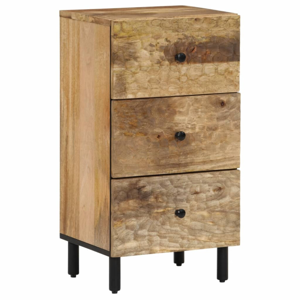 (natural, solid mango wood) vidaXL Side Cabinet Storage Cabinet Cupboard Sideboard Highboard Solid Wood