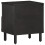 VidaXL (black, 2 pcs/solid mango wood) vidaXL Bedside Cabinets Nightstand Bed Cabinet Side Table End Table Solid Wood 6