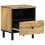 VidaXL (natural, 1 pcs/solid mango wood) vidaXL Bedside Cabinets Nightstand Bed Cabinet Side Table End Table Solid Wood 2