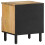 VidaXL (natural, 1 pcs/solid mango wood) vidaXL Bedside Cabinets Nightstand Bed Cabinet Side Table End Table Solid Wood 5