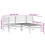 VidaXL vidaXL Gartensofa 2-Sitzer mit Hocker Massivholz Kiefer 4