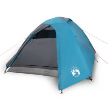 vidaXL Kuppel-Campingzelt 3 Personen Blau Wasserdicht