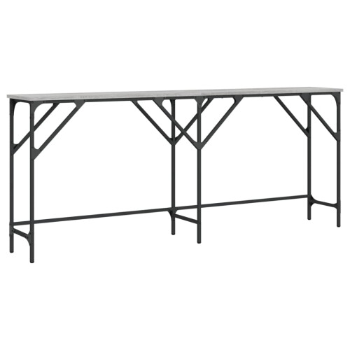 VidaXL (grey sonoma, 180 x 29 x 75 cm) vidaXL Console Table Accent End Table Hallway Side Sofa Table Engineered Wood 1