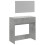 VidaXL (concrete grey) vidaXL Dressing Table with Mirror Cosmetic Table Makeup Table Vanity Desk 7