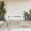 VidaXL vidaXL Gartentisch mit Glasplatte Hellgrau 115x54x74 cm Poly Rattan 3