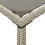 VidaXL vidaXL Gartentisch mit Glasplatte Hellgrau 115x54x74 cm Poly Rattan 8