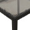 VidaXL vidaXL Gartentisch mit Glasplatte Schwarz 90x90x75 cm Poly Rattan 8