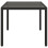 VidaXL vidaXL Gartentisch mit Glasplatte Schwarz 150x90x75 cm Poly Rattan 5