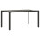 VidaXL vidaXL Gartentisch mit Glasplatte Schwarz 150x90x75 cm Poly Rattan 1