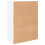 VidaXL (white) vidaXL Sideboard Storage Cupboard Side Cabinet Highboard Black Engineered Wood 7
