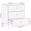 VidaXL (natural) vidaXL Bedside Cabinet Side Table Nightstand Bed Table Bed Cabinet Solid Wood 4