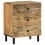 VidaXL (natural) vidaXL Bedside Cabinet Side Table Nightstand Bed Table Bed Cabinet Solid Wood 1