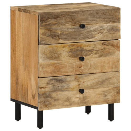 VidaXL (natural) vidaXL Bedside Cabinet Side Table Nightstand Bed Table Bed Cabinet Solid Wood