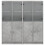 VidaXL vidaXL Bookcase with Doors Bookshelf Cabinet Concrete Grey Engineered Wood 7