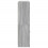 VidaXL vidaXL Bookcase with Doors Bookshelf Rack Cabinet Grey Sonoma Engineered Wood 8