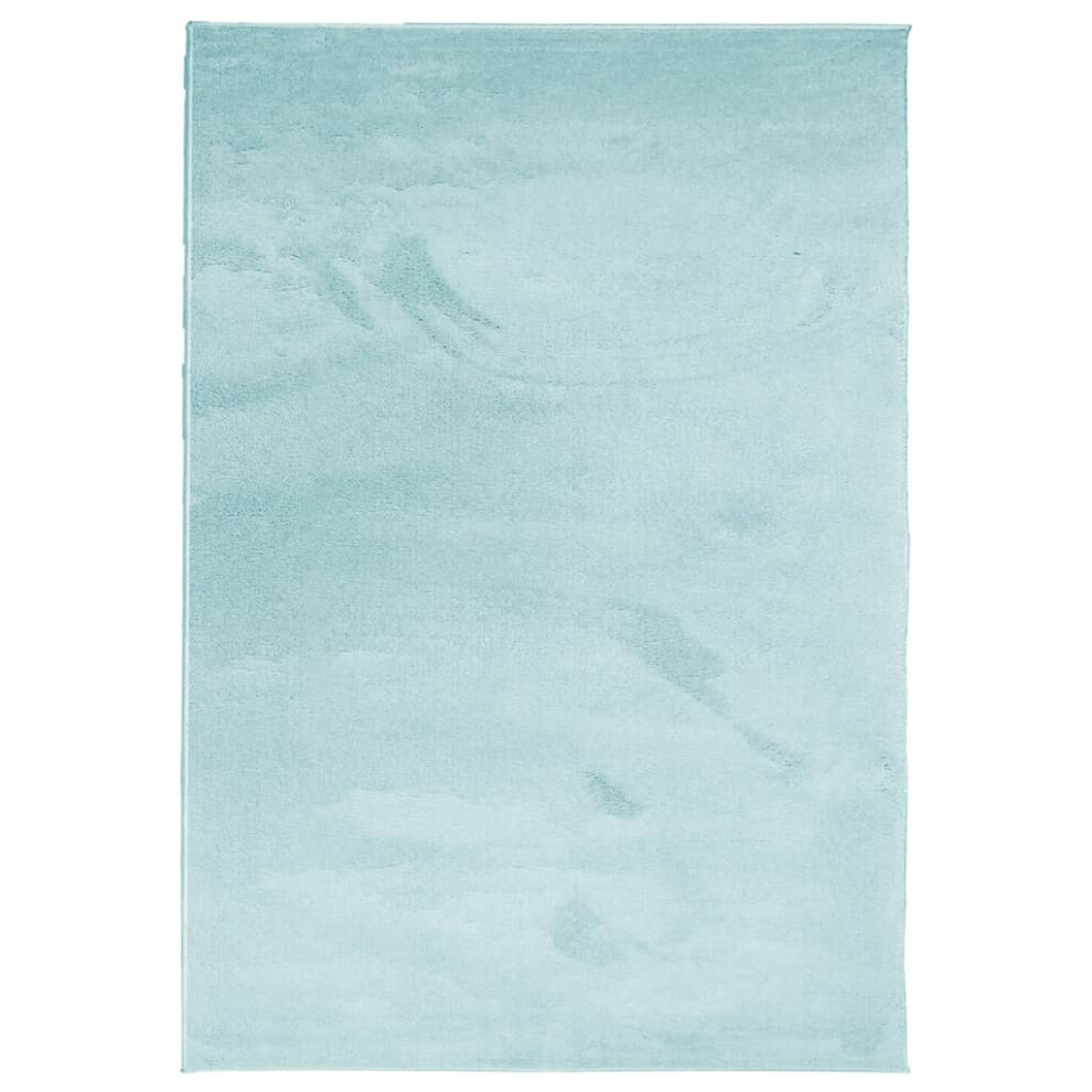 Vidaxl Rug Short Pile Soft And Washable Rug Floor Mat Area Rug Carpet Green