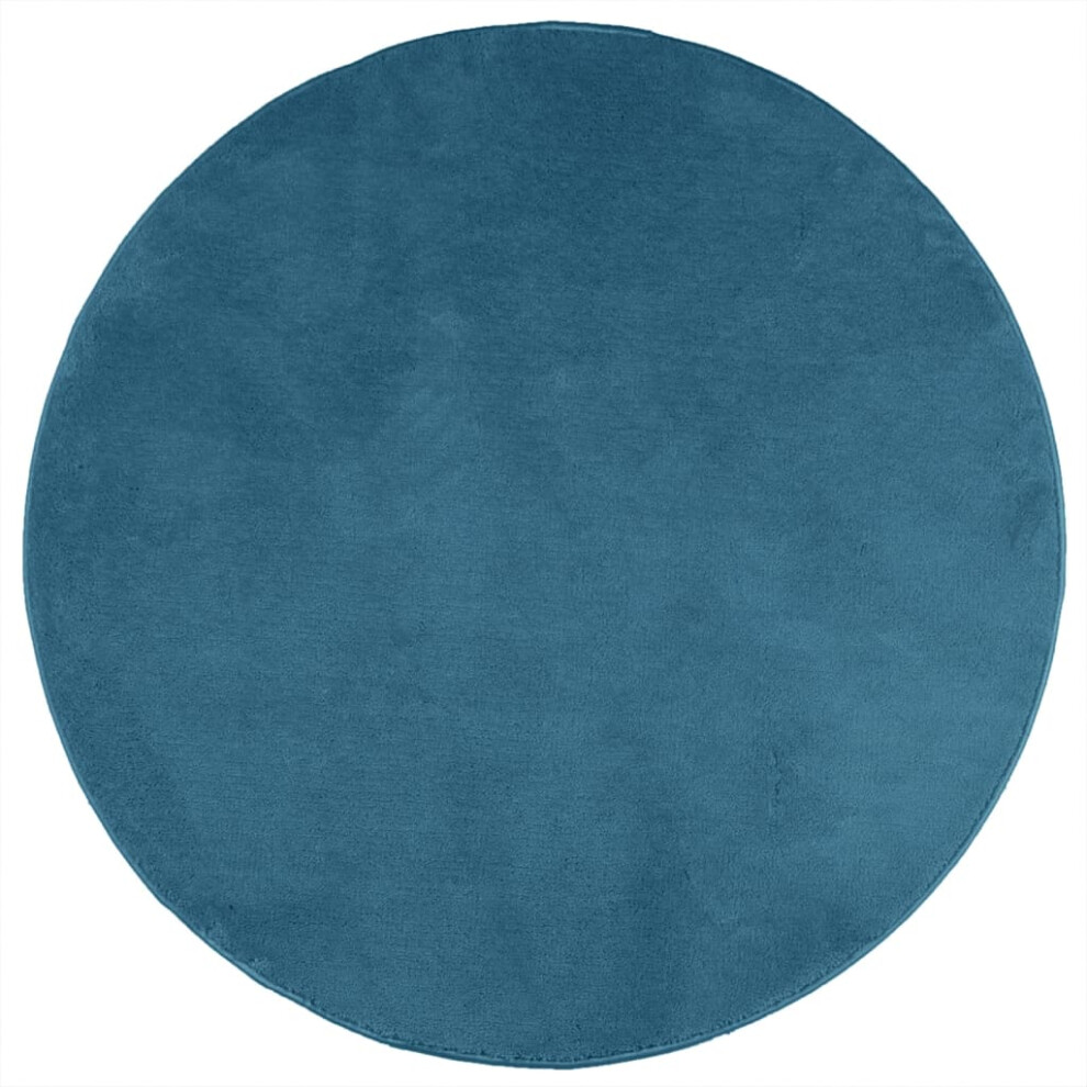 Vidaxl Rug Short Pile Soft And Washable Carpet Floor Mat Area Rug Turquoise