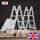 Multifunctional Fold Step Ladder 4.7M With 2 Scaffold Working Platform 1
