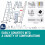 Multifunctional Fold Step Ladder 4.7M With 2 Scaffold Working Platform 6