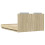 VidaXL vidaXL Bed Frame with Headboard Bed Sonoma Oak Small Double Engineered Wood 6