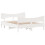 VidaXL vidaXL Bed Frame with Headboard White 150x200 cm King Size Solid Wood Pine 1