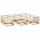 VidaXL vidaXL 8 Piece Patio Sofa Set Solid Wood Pine 2
