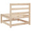VidaXL vidaXL 5 Piece Patio Sofa Set Solid Wood Pine 7
