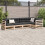 VidaXL vidaXL 5 Piece Patio Sofa Set Solid Wood Pine 3
