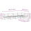 VidaXL vidaXL 5 Piece Patio Sofa Set Solid Wood Pine 9