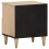 VidaXL vidaXL Bedside Cabinets Bedroom Nightstand Side Table 2 pcs Solid Wood Mango 6