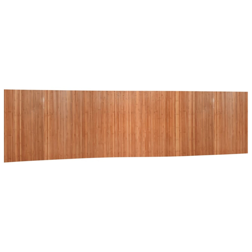 Vidaxl Room Divider Privacy Screen Room Partition Privacy Panel Bamboo Brown