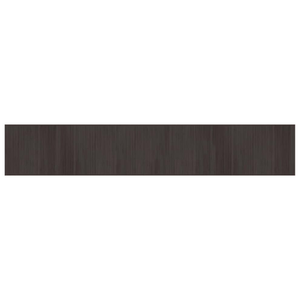 Vidaxl Rug Floor Mat Area Rug Carpet Runner Rectangular Dark Bamboo Brown