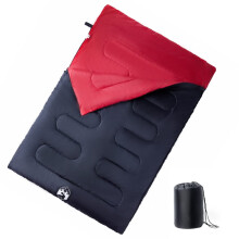 vidaXL Double Sleeping Bag with Pillows for Adults Camping Hiking 3-4 Seasons