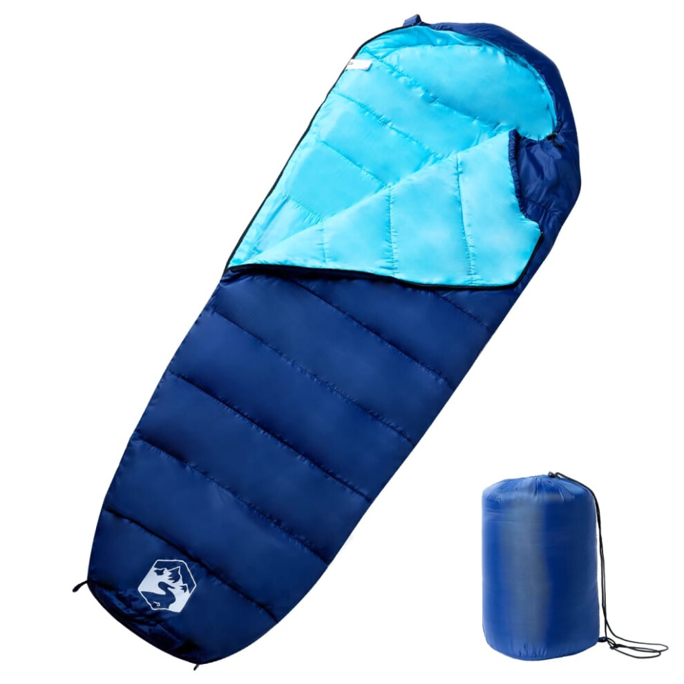 vidaXL Mummy Sleeping Bag for Adults Camping Hiking Sleeping Bag 3 Seasons