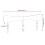VidaXL vidaXL Headboard Bed Header Bed Headboard Panel White 200 cm Solid Wood Pine 4