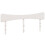 VidaXL vidaXL Headboard Bed Header Bed Headboard Panel White 200 cm Solid Wood Pine 2