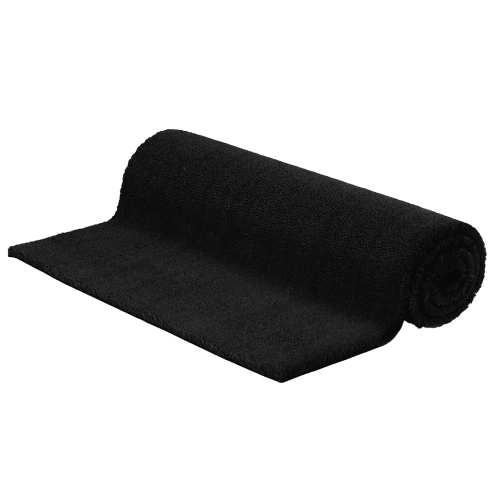 Vidaxl Door Mat Floor Mat Indoor Outdoor Entrance Doormat Black Tufted Coir
