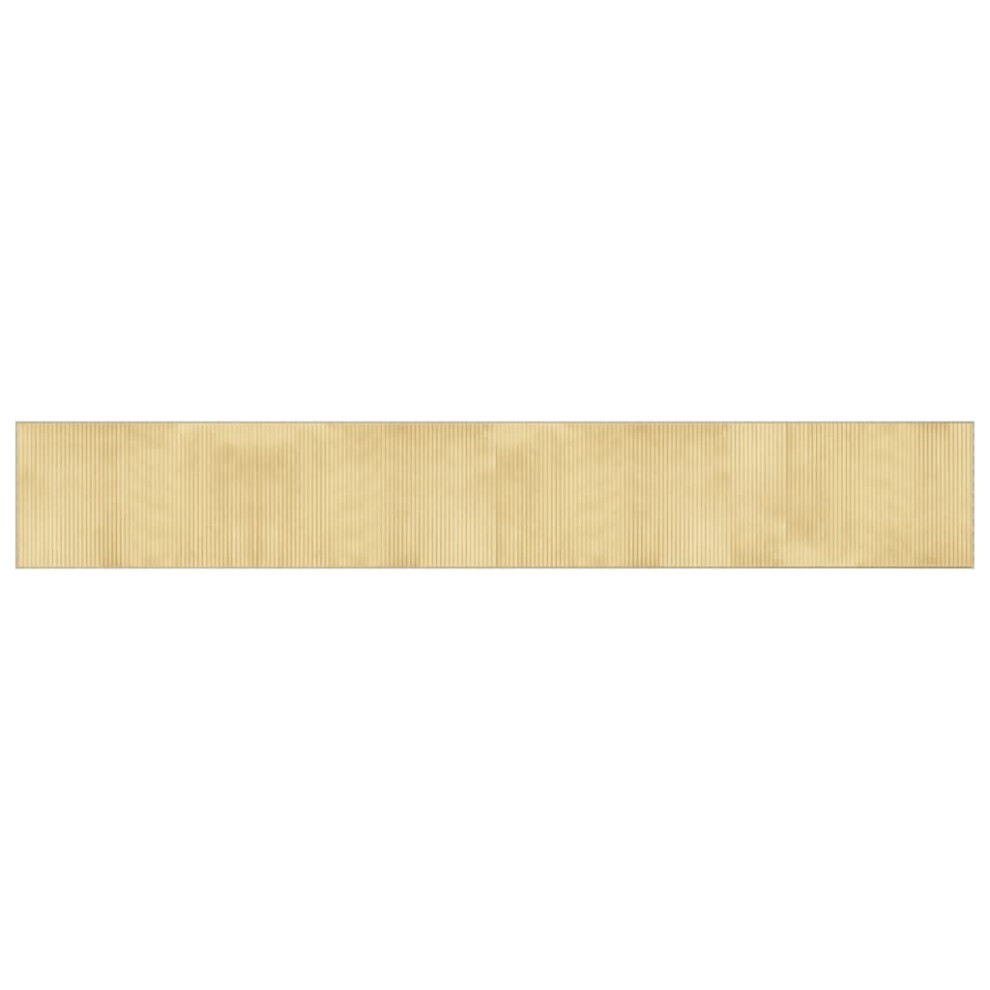 Vidaxl Rug Floor Mat Area Rug Carpet Runner Rectangular Light Natural Bamboo
