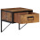 VidaXL vidaXL Bedside Cabinet Nightstand Side Table Bed Cabinet Solid Wood Mango 5