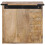 VidaXL vidaXL Bedside Cabinet Nightstand Side Table Bed Cabinet Solid Wood Mango 6