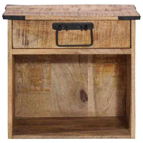 VidaXL vidaXL Bedside Cabinet Nightstand Side Table Bed Cabinet Solid Wood Mango 2