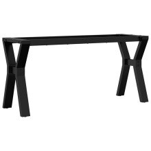 vidaXL Coffee Table Legs Y-Frame Desk Legs DIY Metal Furniture Legs Steel