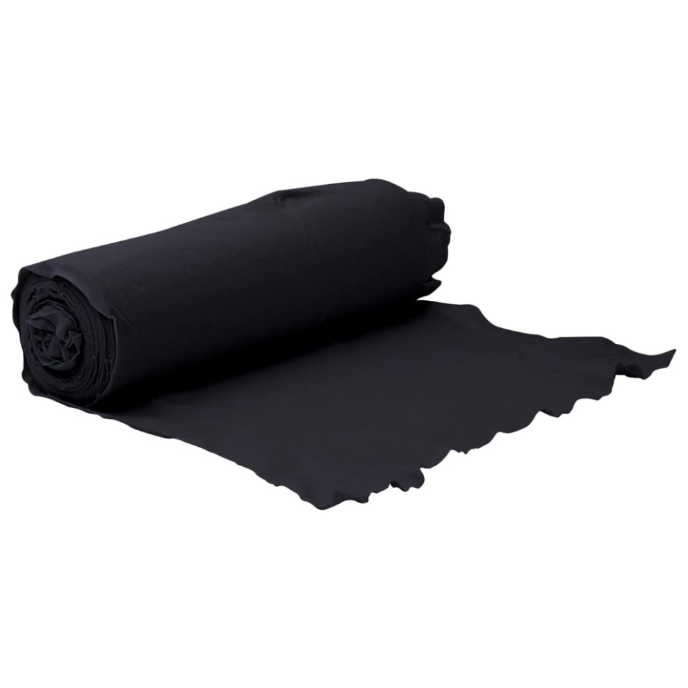 Vidaxl Geotextile Membrane Weed Control Fabric Black 1 X 150 M Polyester Fibre
