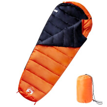 vidaXL Mummy Sleeping Bag for Adults Camping Hiking Sleeping Bag 3 Seasons
