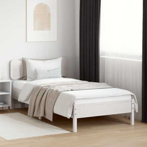 VidaXL vidaXL Headboard Bed Header Bed Headboard Panel White 100 cm Solid Wood Pine 2