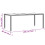 VidaXL vidaXL Gartentisch mit Glasplatte Braun 190x90x75 cm Poly Rattan 11